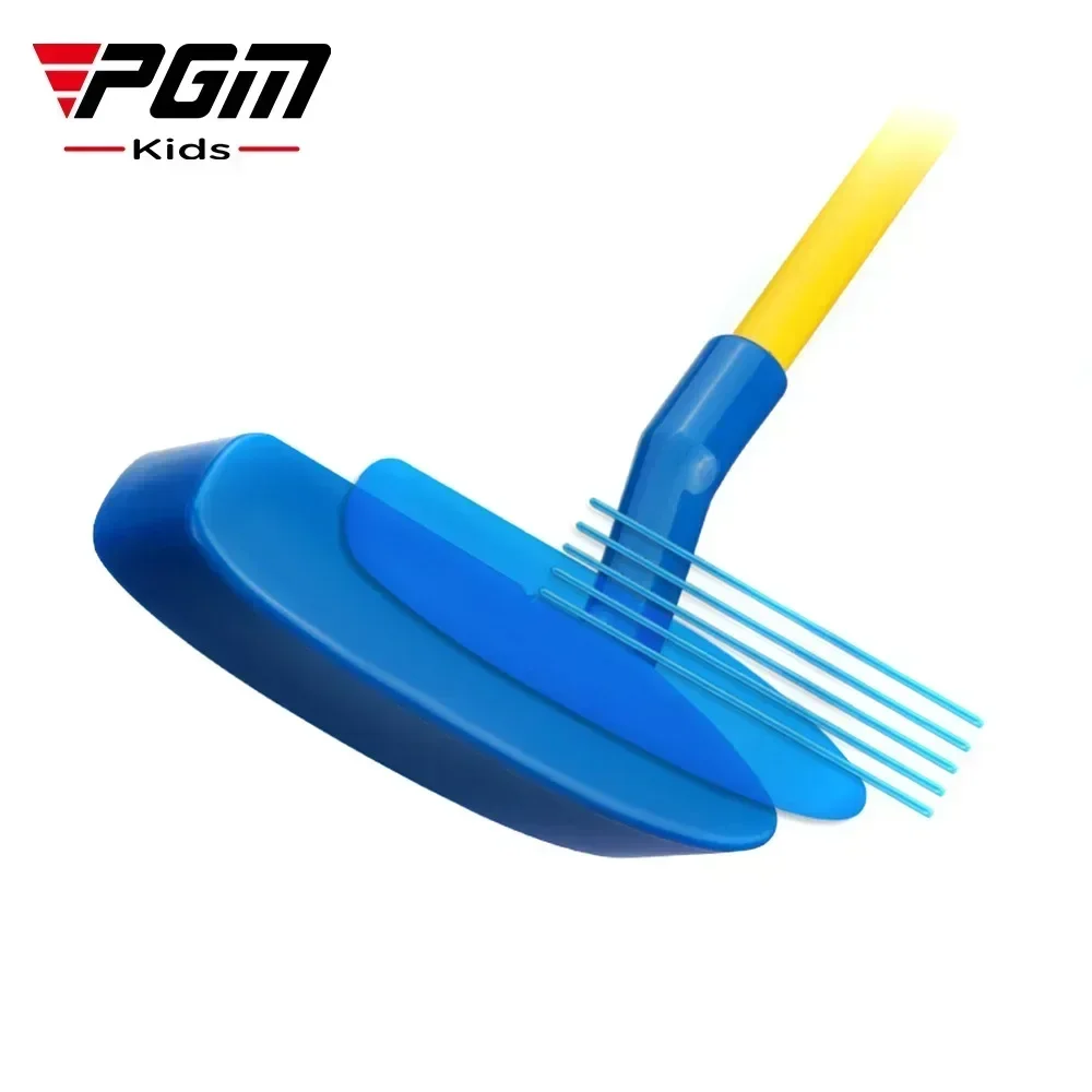 Golf Equipment Kids - ホット PGM 1pc キッズゴルフパタークラブ子供ミニゴムヘッドパター機器フィットネスゴルフおもちゃゴルフゲーム用 2-5 歳
