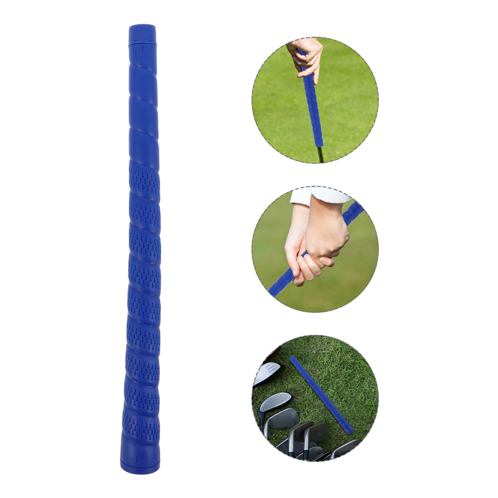 Golf Equipment Kids - 子供用ゴルフグリップ ソフトラバーパターグリップ ユーストレーニング補助具 ゴルフクラブハンドル交換品 キッズジュニア練習用具 滑り止め