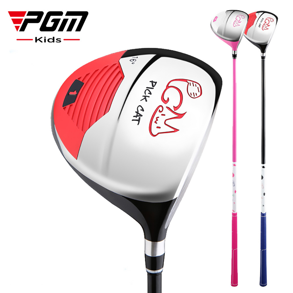 Golf Equipment Kids - PGMゴルフクラブ、大容量、No. 1、ドライバー、ハイブリッド、男の子、女の子、子供向け初心者クラブ JRMG007
