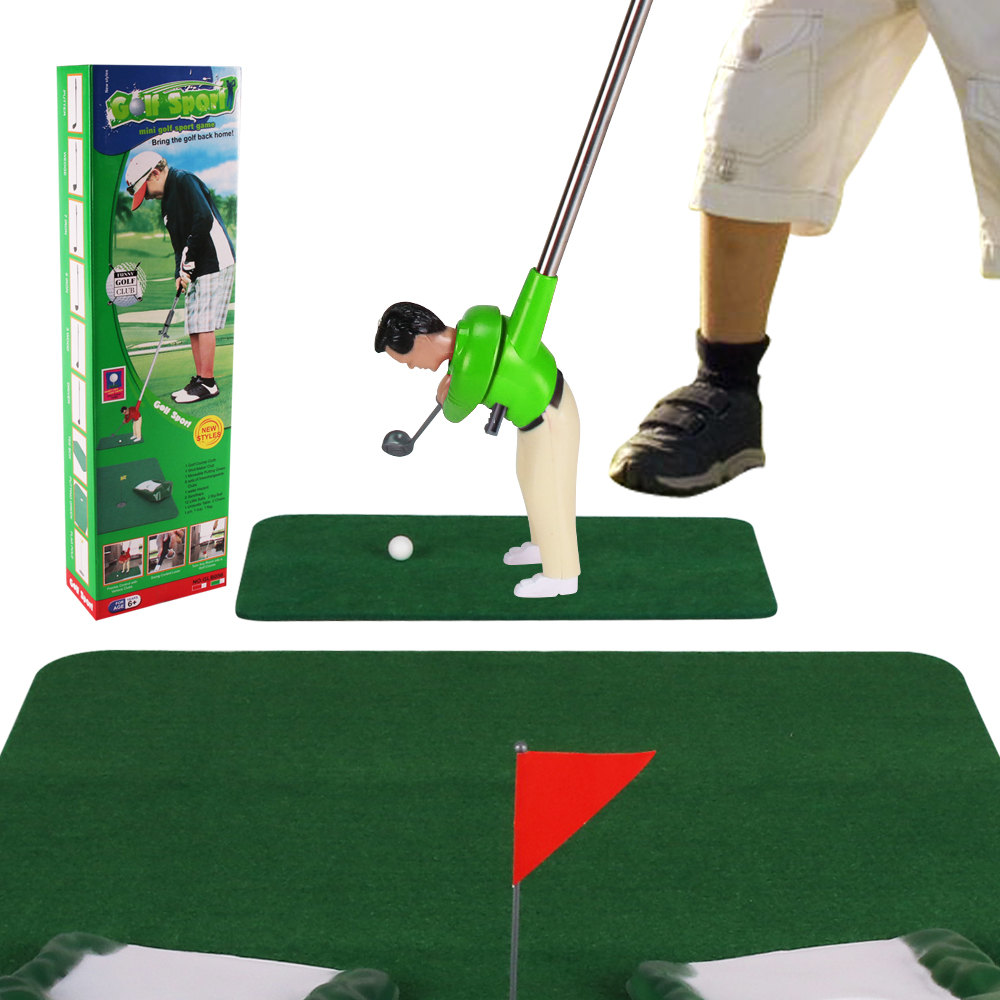Golf Equipment Kids - 子供のミニゴルフクラブ人形セット,屋内と屋外のポータブルおもちゃ,親子のインタラクティブなパーティーゲーム,誕生日プレゼント