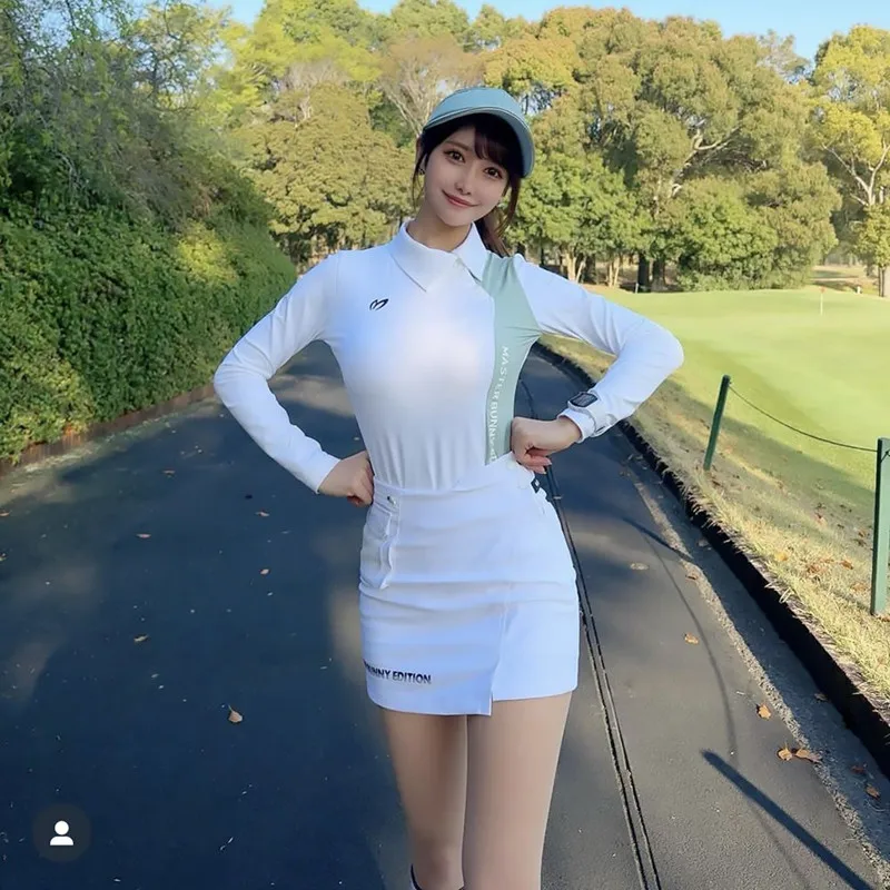 韓国製本格ゴルフ長袖女性用ゴルフウェア 2026年春・秋新作 - Golf Equipment Women のレビューと価格