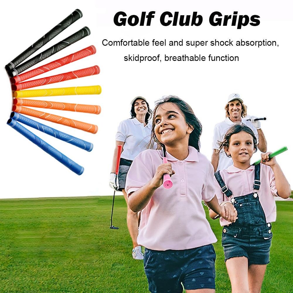 ゴム製ゴルフクラブグリップ 標準中型 耐摩耗性 ユニバーサル - Golf Equipment Kids のレビューと価格