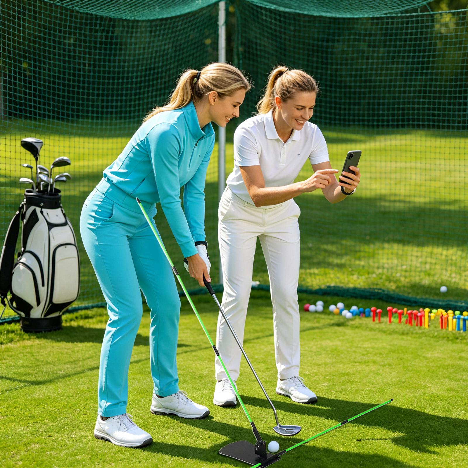 ゴルフスイングトレーナー 角度調整可能 パッティング練習ツー - Training Aid Swing のレビューと価格