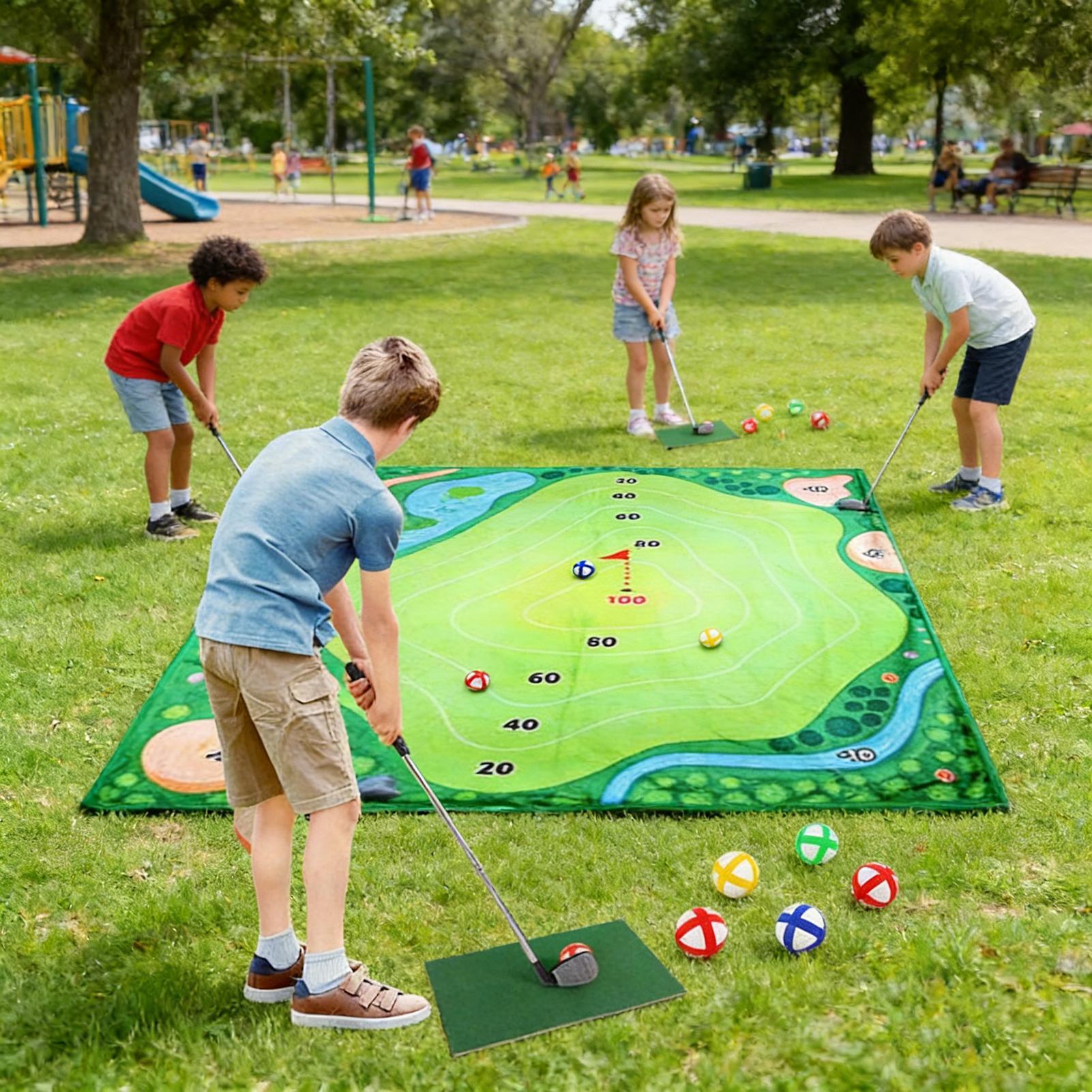 ゴルフ練習マット エクササイズ練習器具 交換可能なゴルフトレ - Golf Equipment Kids のレビューと価格
