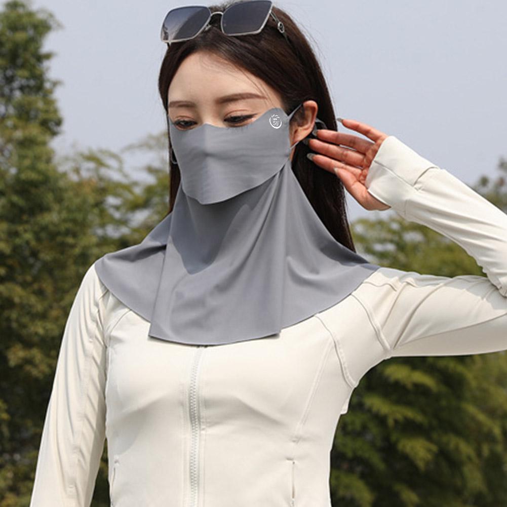 夏アイスシルク日焼け防止マスク女性用 UPF50+ 抗 UV - Golf Equipment Women のレビューと価格